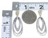 Genuine Sterling Silver Turquoise Post Dangle Earrings QX69276